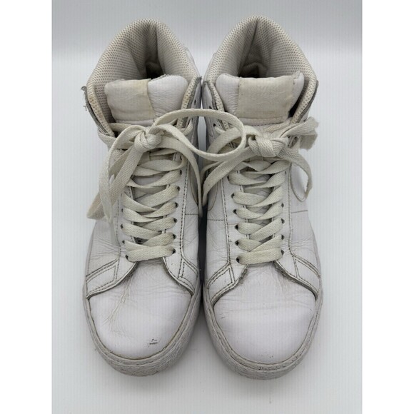 Nike Zoom Blazer SB Mid White Shoes Womens 5 Travel Vacation Athletic Streetwear - Picture 3 of 9